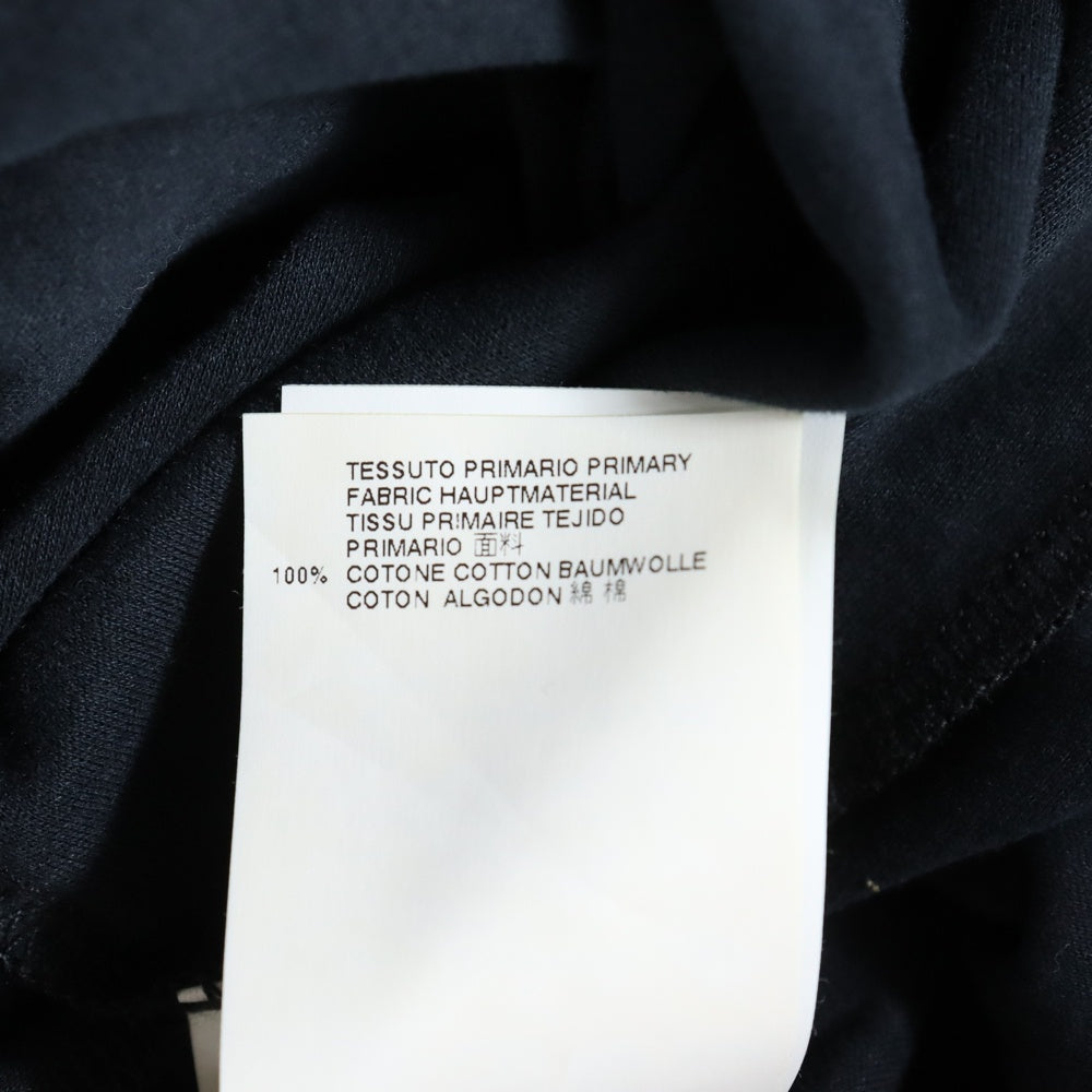 MM6 Maison Margiela(エムエムシックスメゾンマルジェラ) 14SS アシンメトリー 変形デザイン Vネック 長袖ワンピース ブラック レディース S32CT0538 S22329