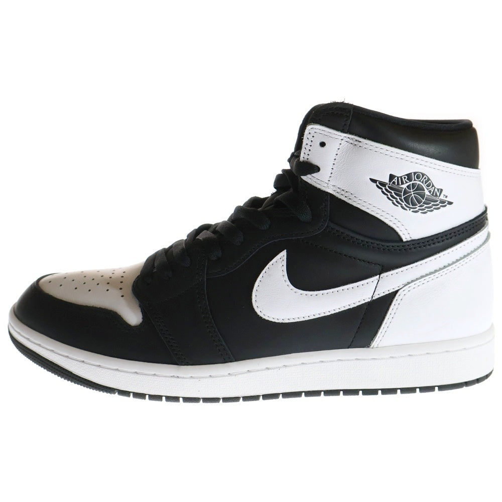 NIKE(ナイキ) AIR JORDAN 1 RETRO HIGH OG エアジョーダン 1 ハイカットスニーカー ブラック/ホワイト US12/30cm DZ5485-010
