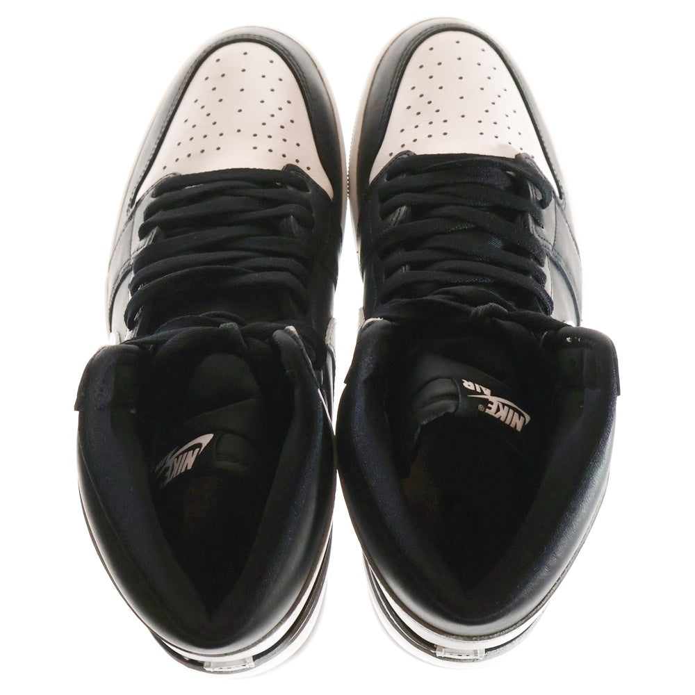 NIKE(ナイキ) AIR JORDAN 1 RETRO HIGH OG エアジョーダン 1 ハイカットスニーカー ブラック/ホワイト US12/30cm DZ5485-010