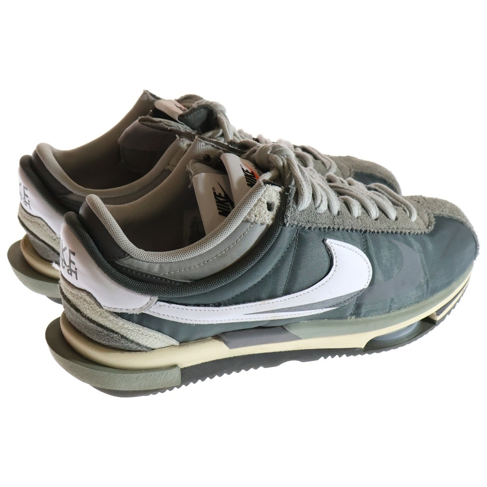 NIKE(ナイキ) ×SACAI ZOOM CORTEZ IRON GREY サカイ ズーム コルテッツ アイロン ローカットスニーカー グレー US11/29cm DQ0581-001