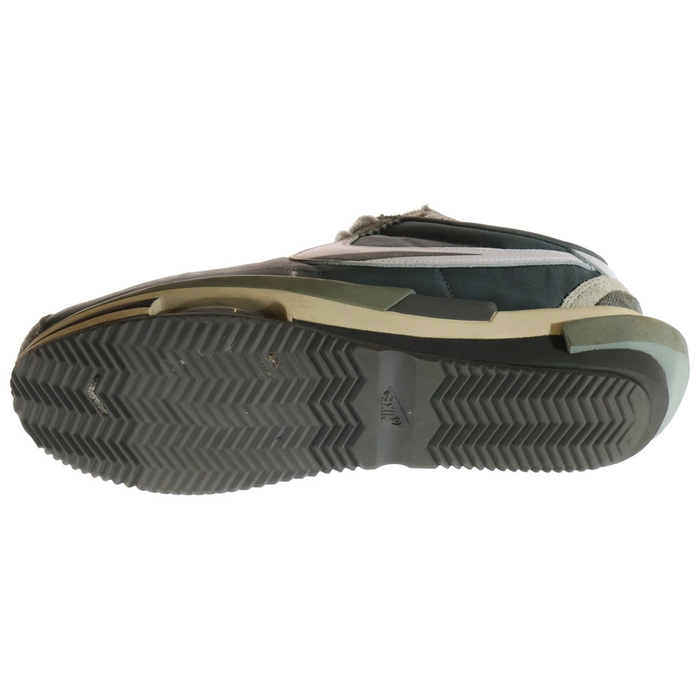 NIKE(ナイキ) ×SACAI ZOOM CORTEZ IRON GREY サカイ ズーム コルテッツ アイロン ローカットスニーカー グレー US11/29cm DQ0581-001