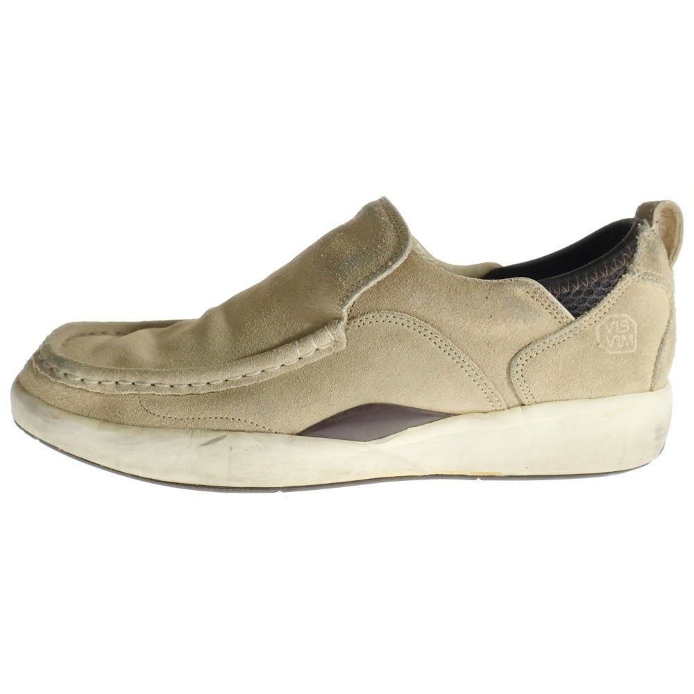 VISVIM(ヴィスヴィム) TWONBLY トゥオンブリー スウェードレザーローカットスニーカー スリッポン ベージュ V001-02