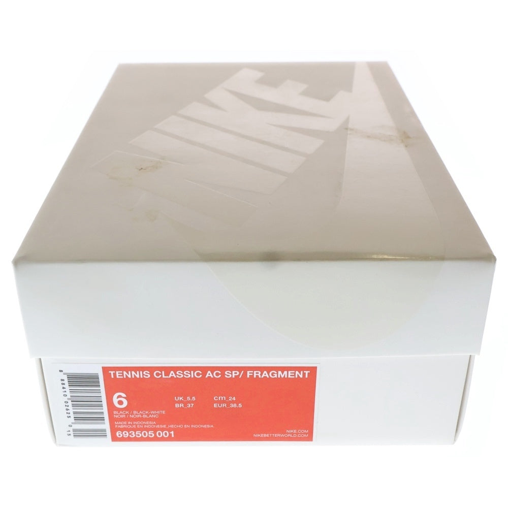 NIKE(ナイキ) 【観賞用 2015年製】 ×FRAGMENT TENNIS CLASSIC AC SP テニス クラシック エーシー エスピー ローカットスニーカー レディース US6/24cm 693505-001