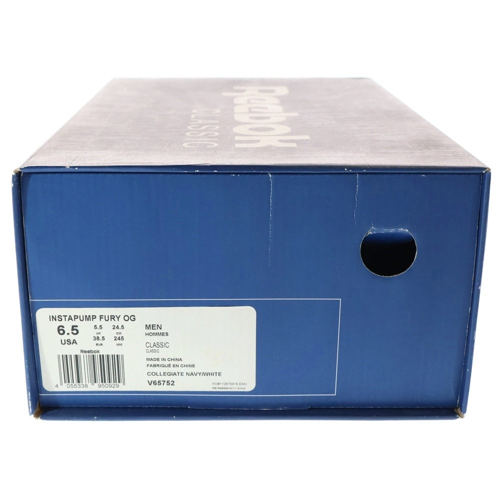 Reebok(リーボック) 【観賞用 2015年製】 INSTA PUMP FURY OG インスタ ポンプ ヒューリー オージー ローカットスニーカー レディース ネイビー US6.5/24.5cm V65752