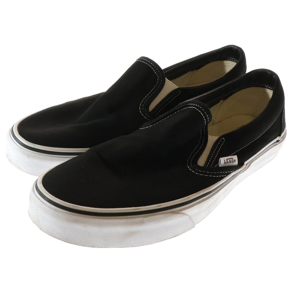 VANS(ヴァンズ) キャンバスローカットスニーカー スリッポン ブラック US9.5/27.5cm 751505