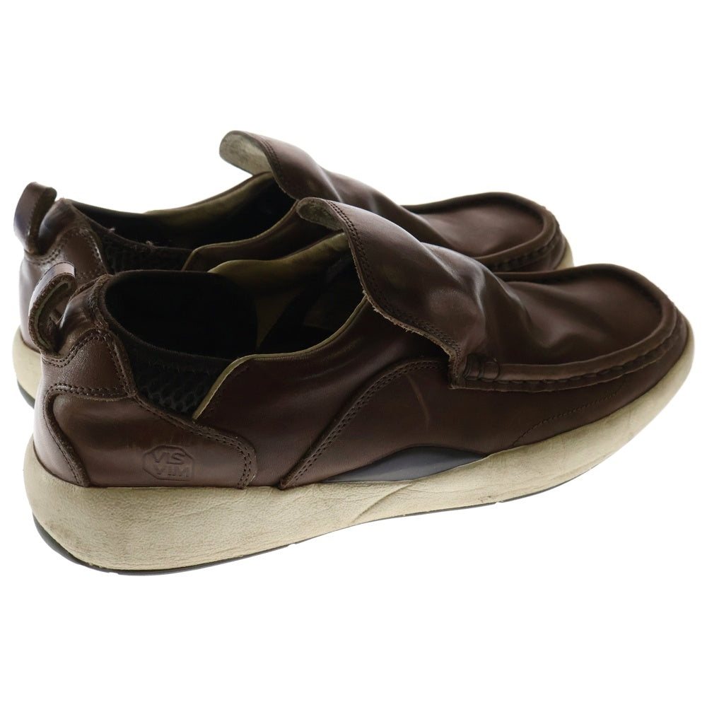 VISVIM(ヴィスヴィム) TWONBLY CLASSIC トゥオンブリー クラシック レザーローカットスニーカー スリッポン ブラウン V001V02