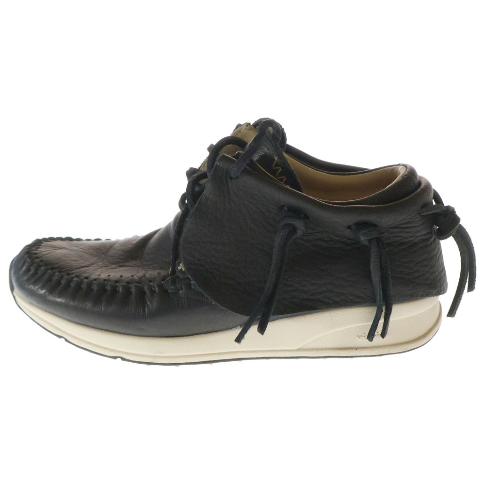 VISVIM(ヴィスヴィム) ロゴ刻印 レースアップ レザーシューズ ブラック 0315201001001