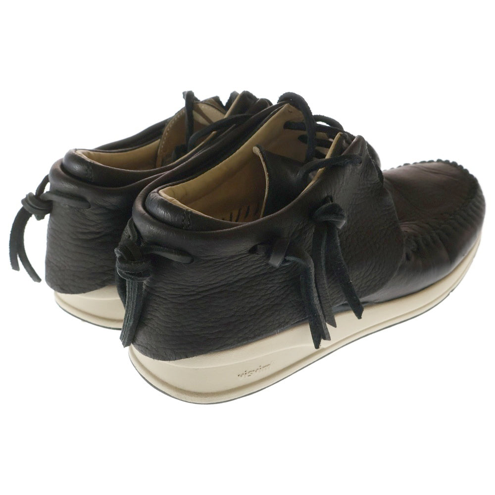 VISVIM(ヴィスヴィム) ロゴ刻印 レースアップ レザーシューズ ブラック 0315201001001