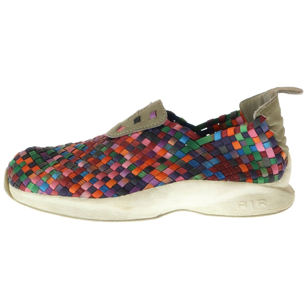 NIKE(ナイキ) 【観賞用 2000年製】 HTM AIR WOVEN RAINBOW エイチティーエム エア ウーベン レインボー ローカットスニーカー スリッポン レディース US6/24cm 305147-251