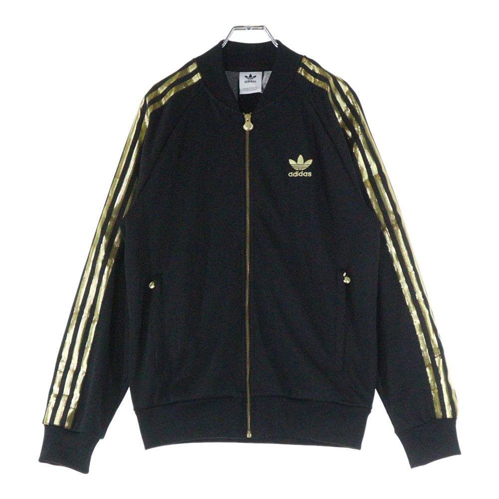 adidas(アディダス) GK0658 SST 24K TRACKTOP トラックジャケット ブラック/ゴールド