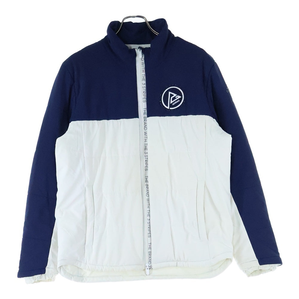 adidas(アディダス) EH3721 バイカラー 中綿ジャケット ネイビー/ホワイト