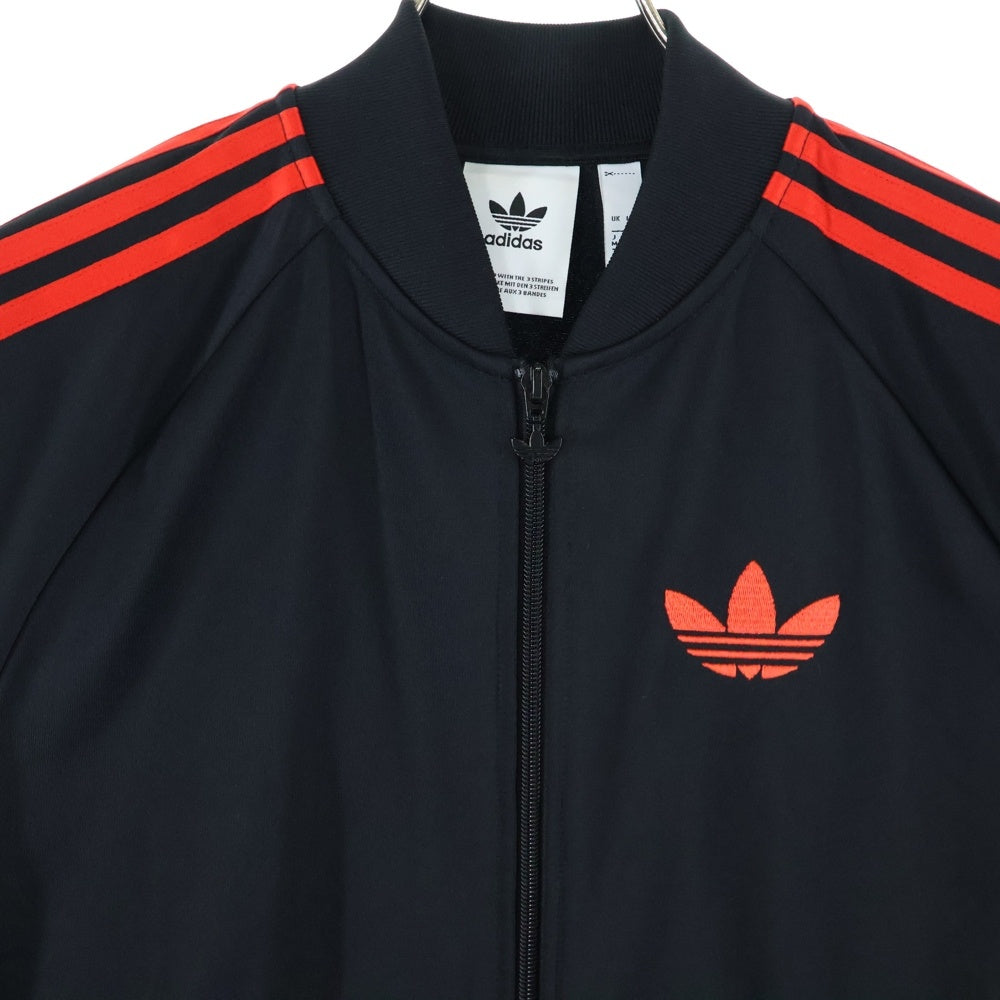 adidas(アディダス) GK0657 SST OG Track Top トラックジャケット ブラック/レッド