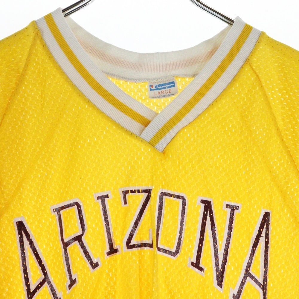 CHAMPION(チャンピオン) 70S VINTAGE ヴィンテージARIZONA STAFF メッシュ 半袖Tシャツ イエロー
