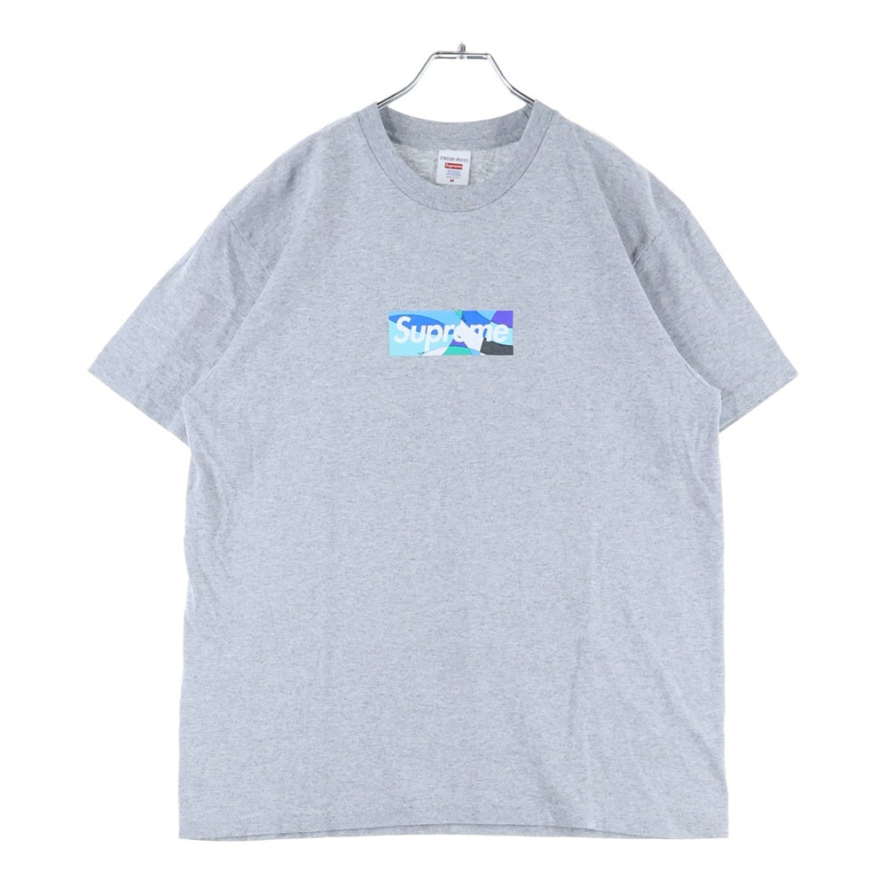 SUPREME(シュプリーム) 21SS ×EMILIO PUCCI Box Logo Tee エミリオ プッチ ボックスロゴ クルーネック カットソー 半袖Tシャツ グレー