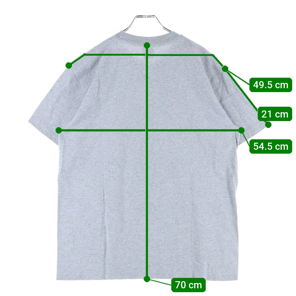 SUPREME(シュプリーム) 21SS ×EMILIO PUCCI Box Logo Tee エミリオ プッチ ボックスロゴ クルーネック カットソー 半袖Tシャツ グレー