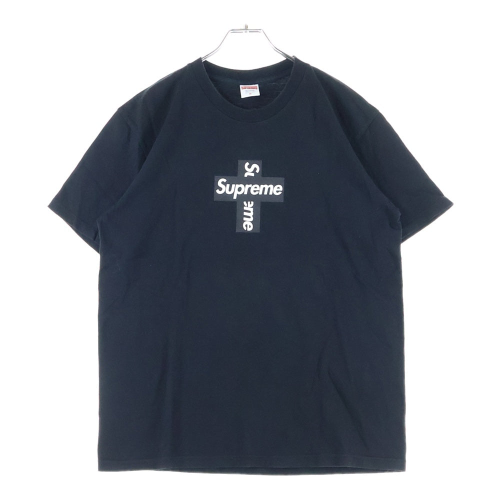 SUPREME(シュプリーム) 20AW Cross Box Logo Tee クロス ボックス ロゴ クルーネック カットソー 半袖Tシャツ ブラック