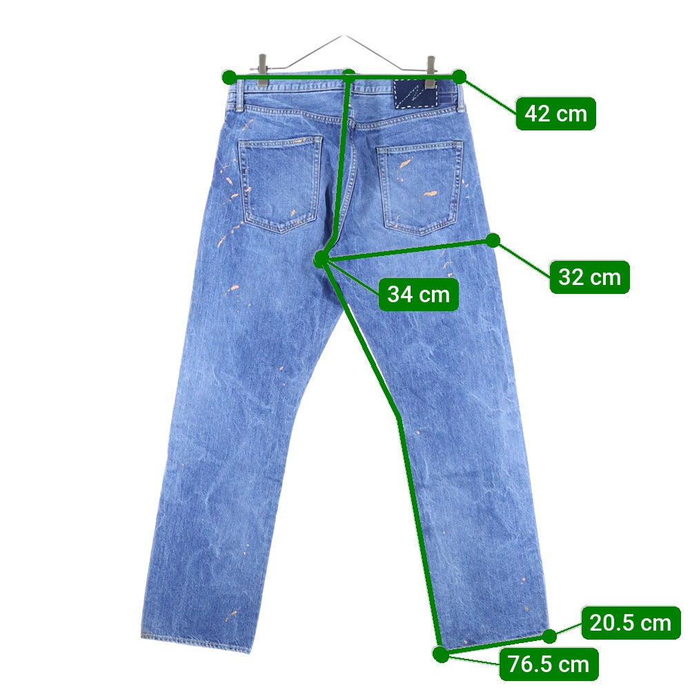 VISVIM(ヴィスヴィム) 25SS SOCIAL SCULPTURE DENIM 11 DRY-26 ソーシャル スカルプチャー デニムパンツ インディゴ 0125105005012