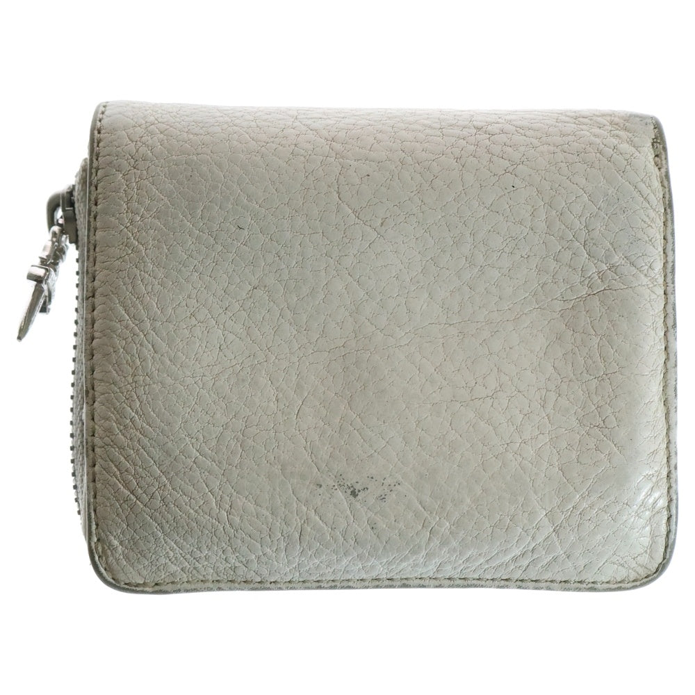 CHROME HEARTS(クロムハーツ) SQ ZIP BILL スクエアジップビル レザーウォレット 財布 ホワイト