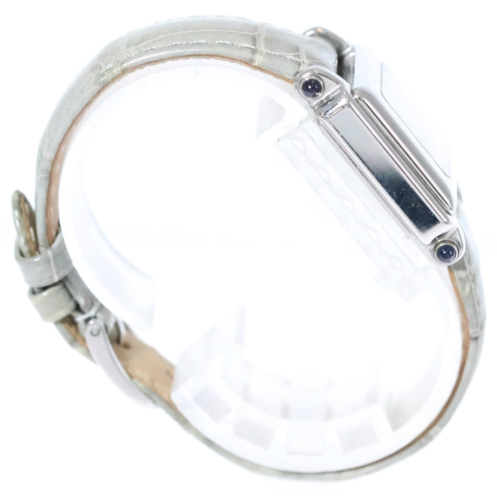 CHOPARD(ショパール) HAPPY SPORT SQUARE 5PAVE ハッピースポーツ スクエア クウォーツ 腕時計 シルバー/グレー 27/8892-23