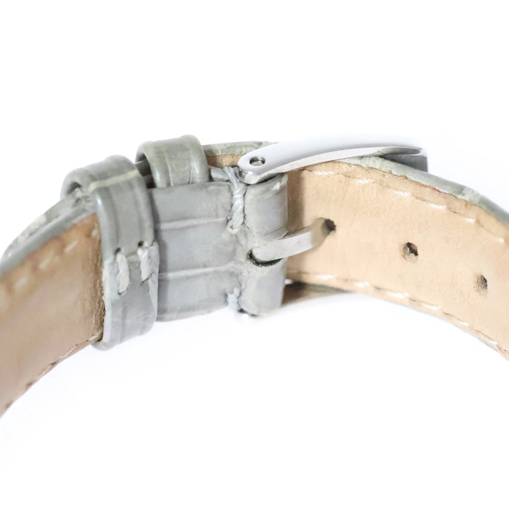 CHOPARD(ショパール) HAPPY SPORT SQUARE 5PAVE ハッピースポーツ スクエア クウォーツ 腕時計 シルバー/グレー 27/8892-23