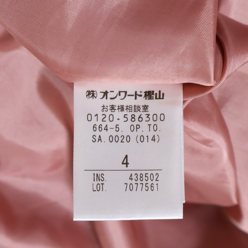 TOCCA(トッカ) フラワーレース ノースリーブ ワンピース ピンク レディース