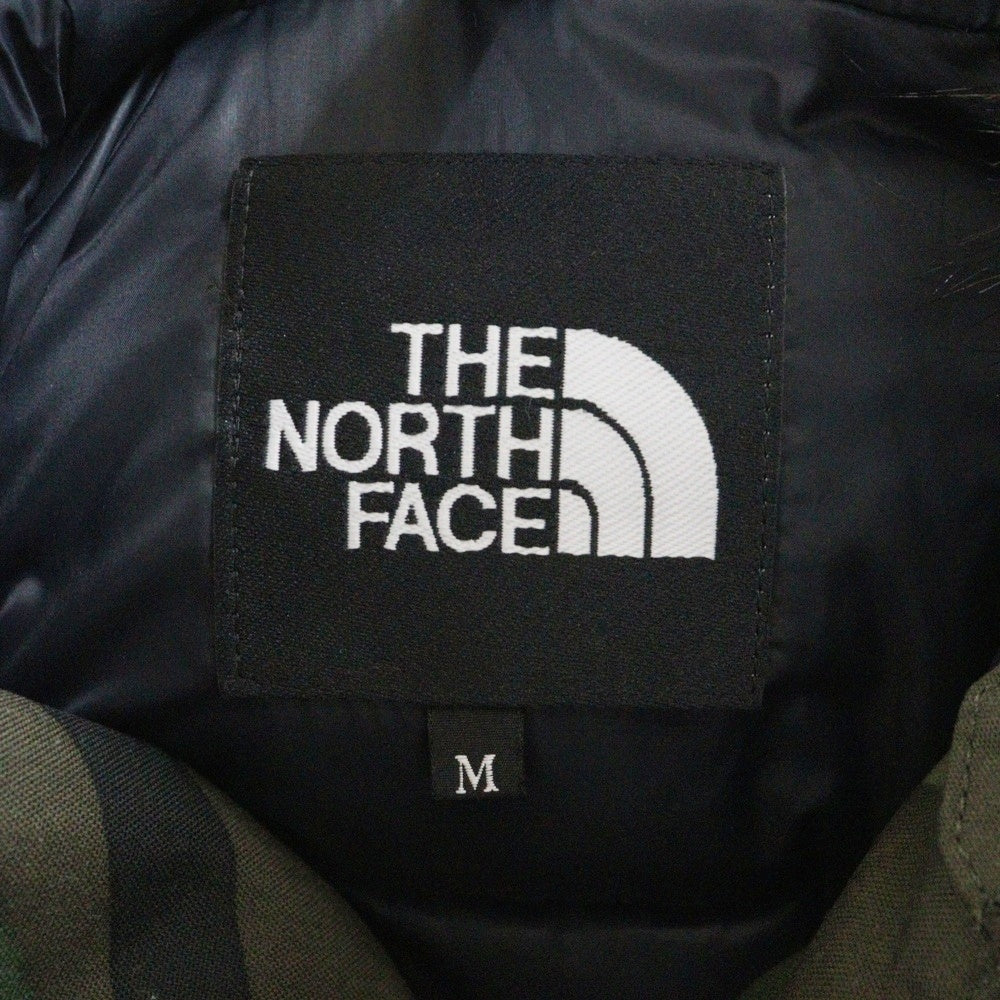 THE NORTH FACE(ザノースフェイス) NOVELTY ELEBUS JACKET ノヴェルティ エルバスジャケット 迷彩柄 ファー付 ジップアップフーデッドジャケット グリーン ND91535