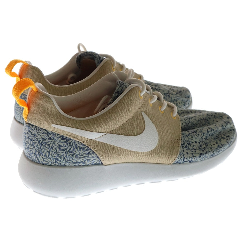 NIKE(ナイキ) 【観賞用 2014年製】 654165-400 ×LIBERTY LONDON WMNS ROSHERUN リバティロンドン ウィメンズ ローシラン ローカットスニーカー ベージュ US7/24cm