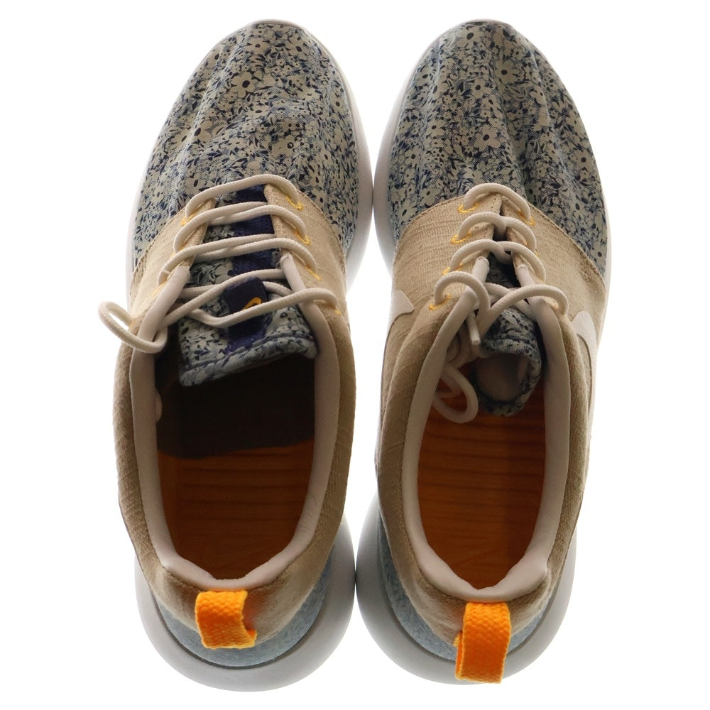 NIKE(ナイキ) 【観賞用 2014年製】 654165-400 ×LIBERTY LONDON WMNS ROSHERUN リバティロンドン ウィメンズ ローシラン ローカットスニーカー ベージュ US7/24cm