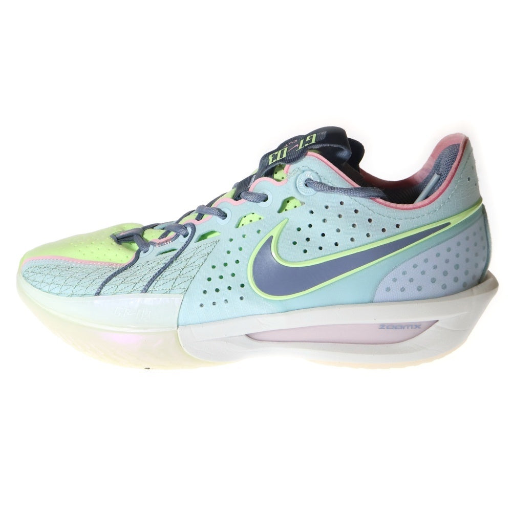 NIKE(ナイキ) ZOOM GT CUT 3 EASTER ズームジーティーカット3 イースター ローカットスニーカー ライトブルー US8.5/26.5cm DV2918-401