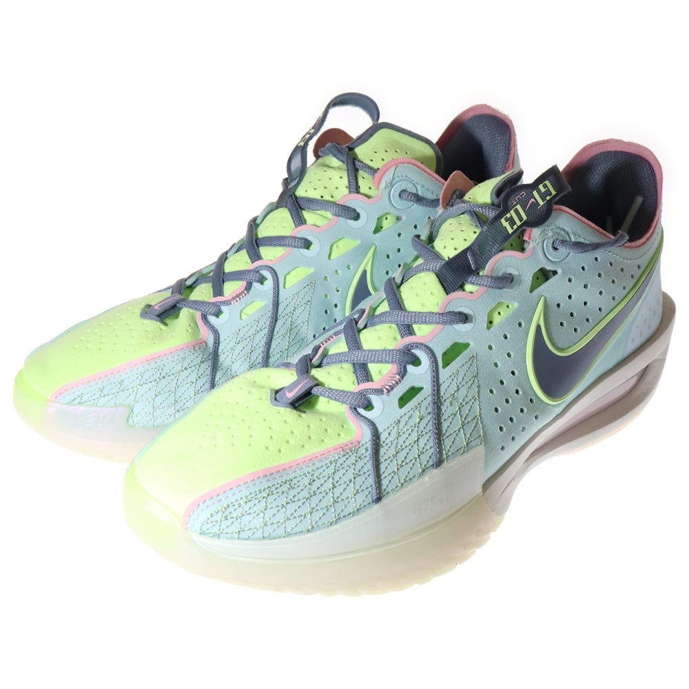 NIKE(ナイキ) ZOOM GT CUT 3 EASTER ズームジーティーカット3 イースター ローカットスニーカー ライトブルー US8.5/26.5cm DV2918-401