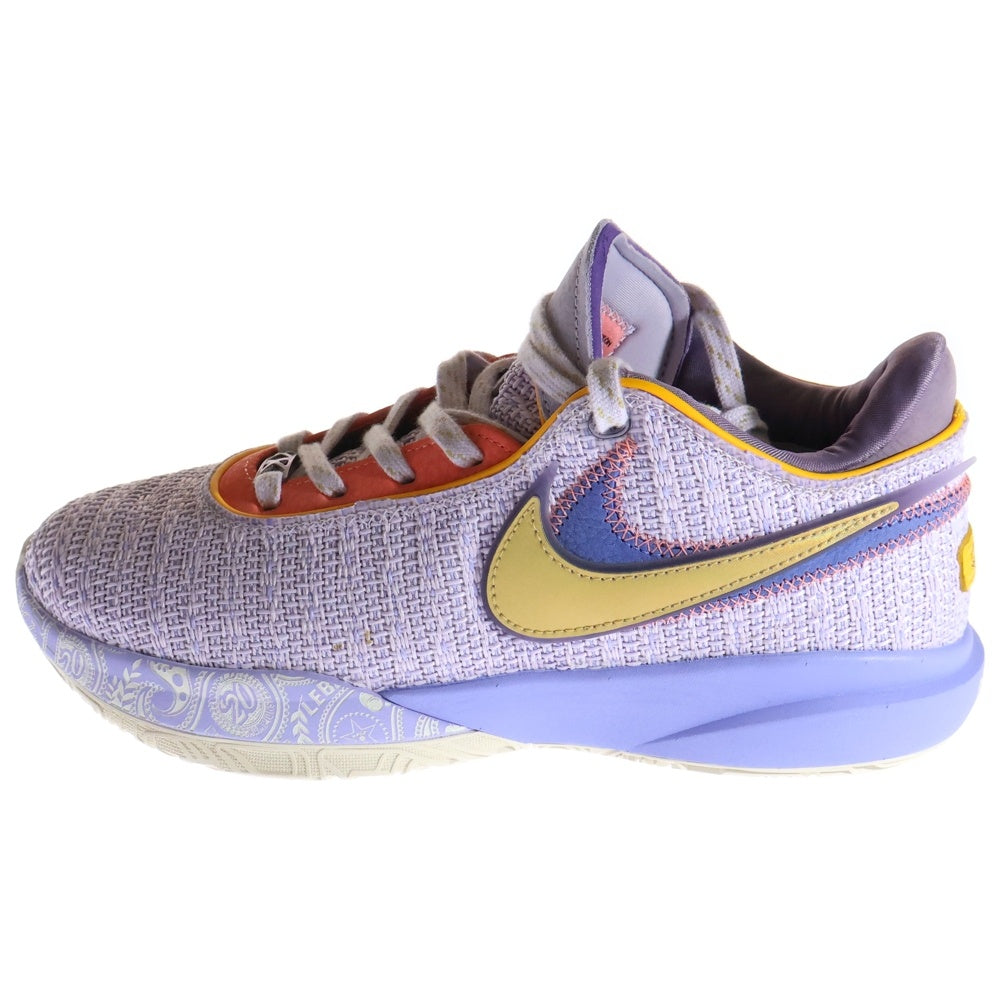 NIKE(ナイキ) LEBRON XX EP VIOLET FROST レブロン20 ヴァイオレットフロスト ローカットスニーカー パープル ローカットスニーカー US8.5/26.5cm DJ5422-500
