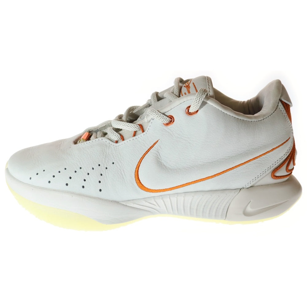 NIKE(ナイキ) LEBRON XXI EP AKOYA レブロン21 アコヤ ローカットスニーカー グレー US8.5/26.5cm FV2346-001
