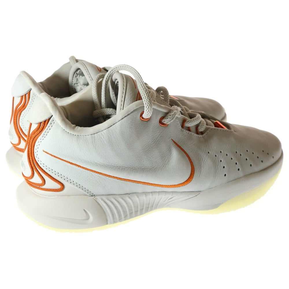 NIKE(ナイキ) LEBRON XXI EP AKOYA レブロン21 アコヤ ローカットスニーカー グレー US8.5/26.5cm FV2346-001