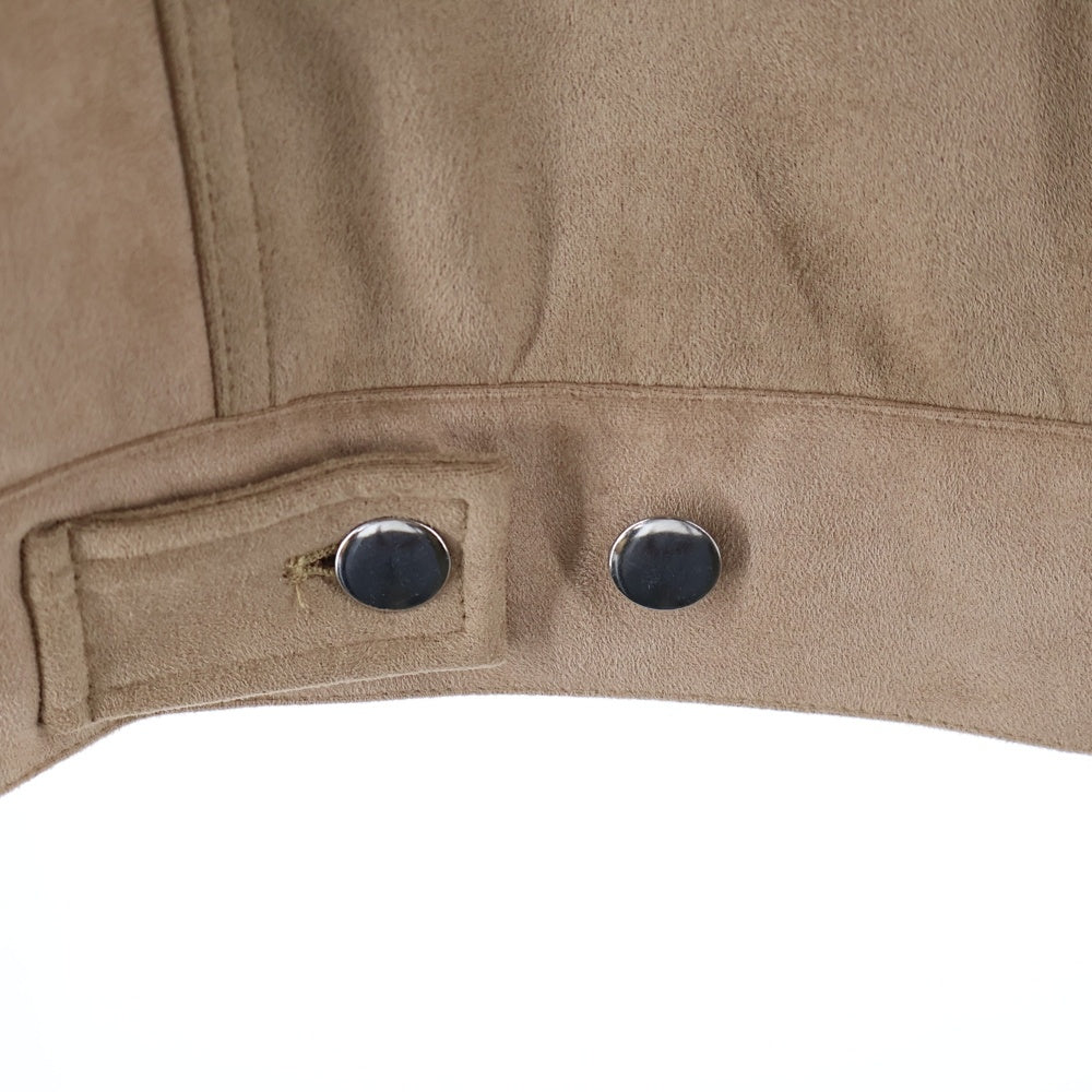 MLVINCE(メルヴィンス) EASY TRUCKER JACKET スウェード イージートラッカージャケット ベージュ