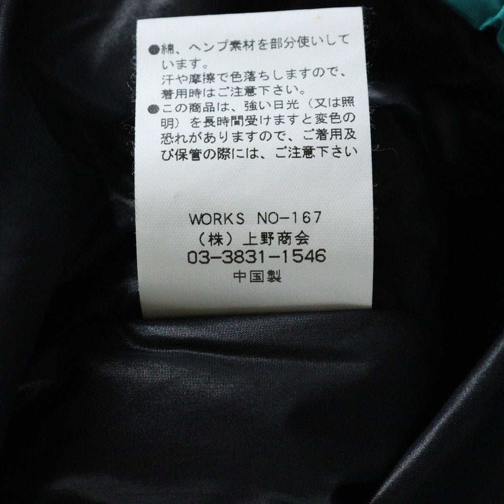 MANASTASH(マナスタッシュ) 7182015 ウールナイロン切替 ジップアップフーデッド中綿ジャケット マルチカラー