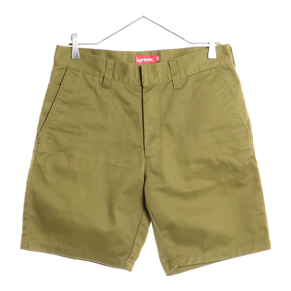 SUPREME(シュプリーム) Work Short コットン ワークショーツ ハーフパンツ カーキ