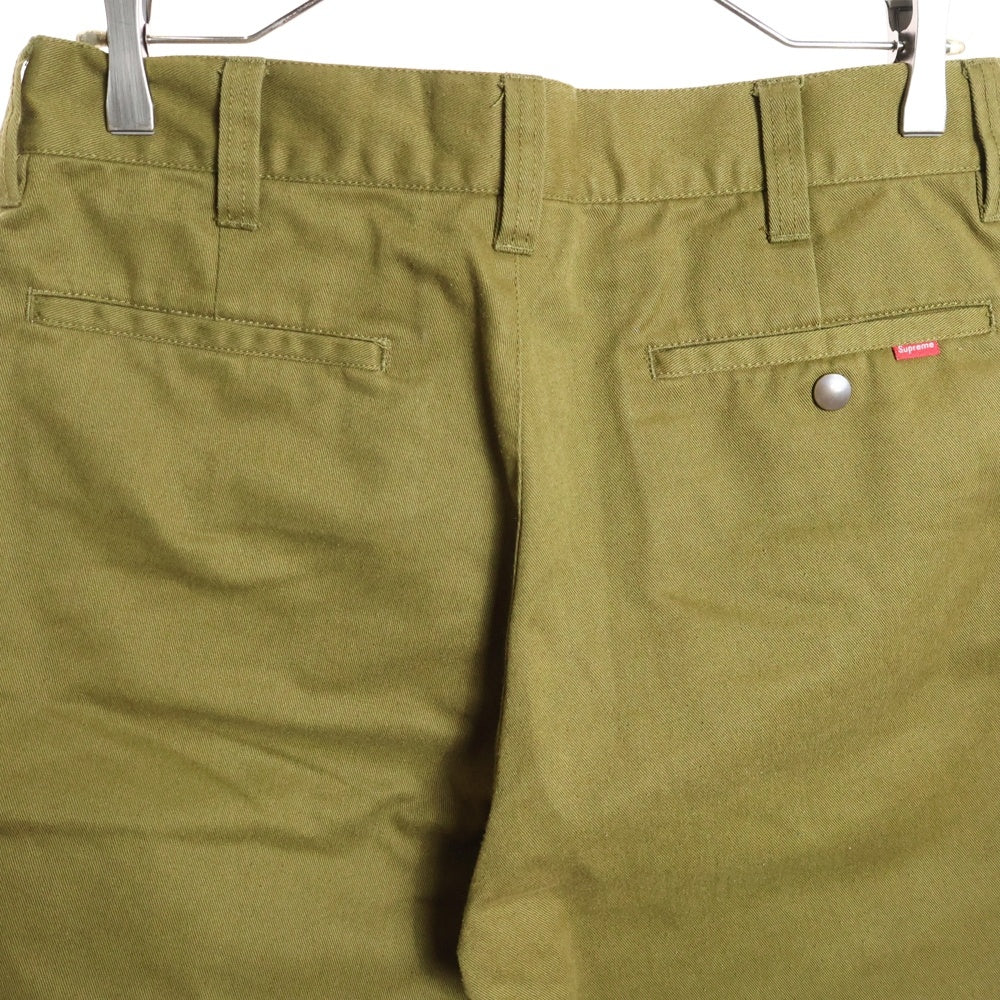 SUPREME(シュプリーム) Work Short コットン ワークショーツ ハーフパンツ カーキ
