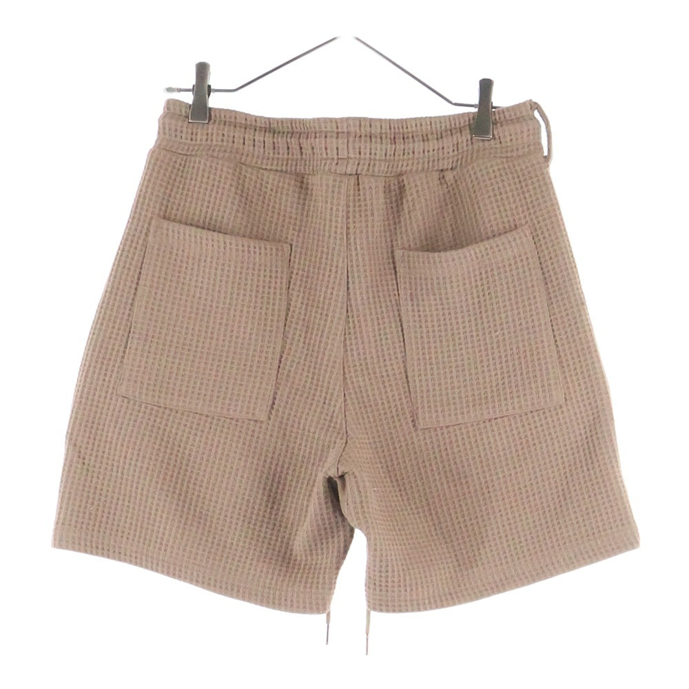 MLVINCE(メルヴィンス) 23SS WAFFLE SHORTS コットン ワッフル ハーフパンツ ショーツ ブラウン MV2023-001