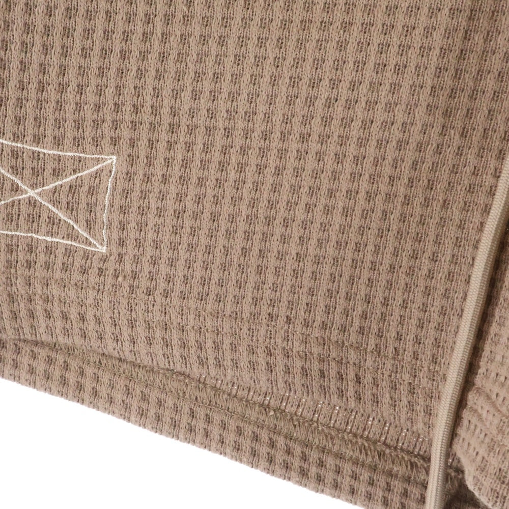 MLVINCE(メルヴィンス) 23SS WAFFLE SHORTS コットン ワッフル ハーフパンツ ショーツ ブラウン MV2023-001