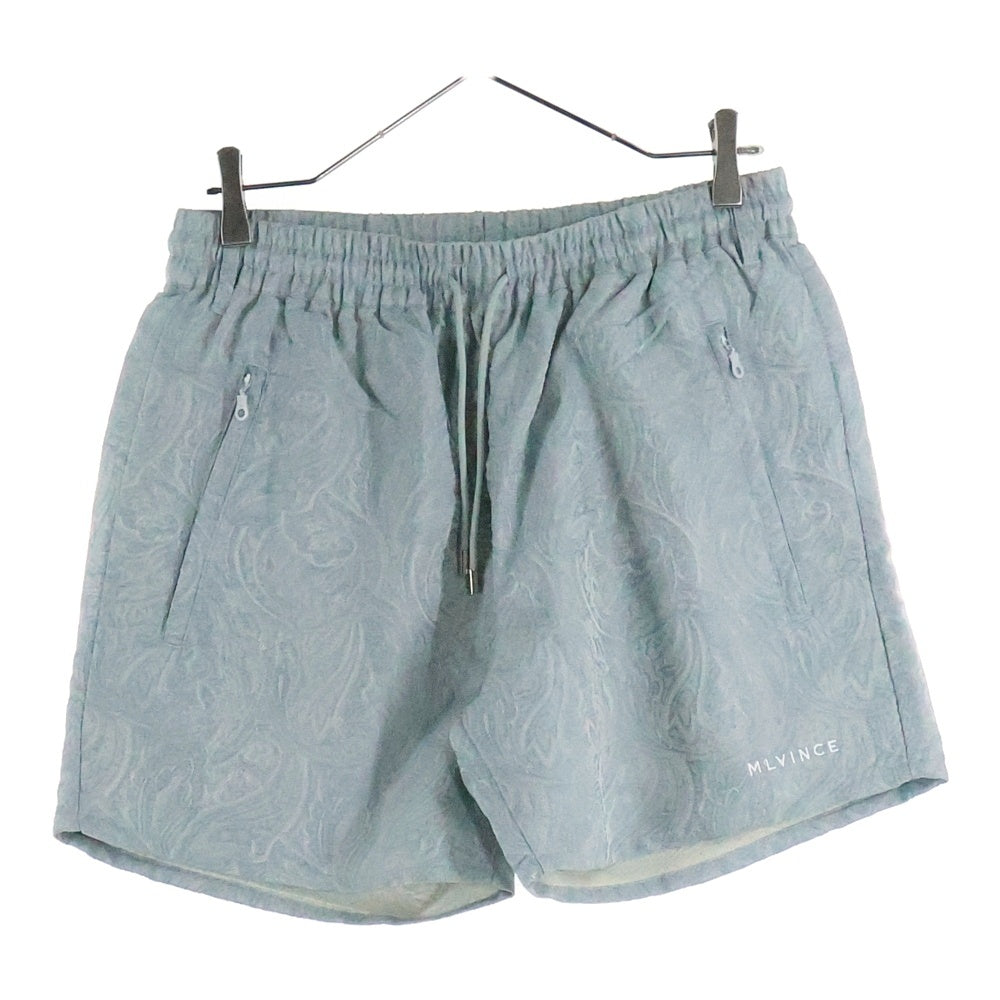 MLVINCE(メルヴィンス) 23SS JAQUARD PAISLEY SHORTS ジャガード ペイズリー ハーフパンツ ショーツ グレー MV23SS5-PSP033BL