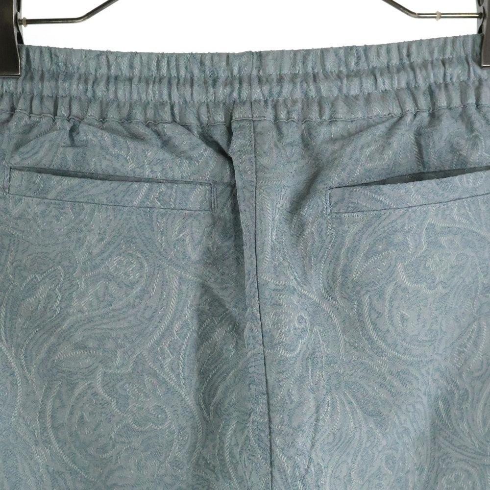 MLVINCE(メルヴィンス) 23SS JAQUARD PAISLEY SHORTS ジャガード ペイズリー ハーフパンツ ショーツ グレー MV23SS5-PSP033BL
