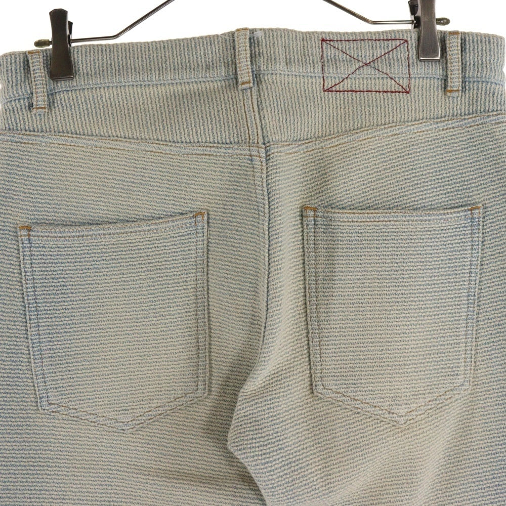 MLVINCE(メルヴィンス) MLVINCE(メルヴェンス)24AW SASHIKO FLARE JEANS 刺し子 フレア デニムパンツ インディゴ MV24AW11-AFJ33IN