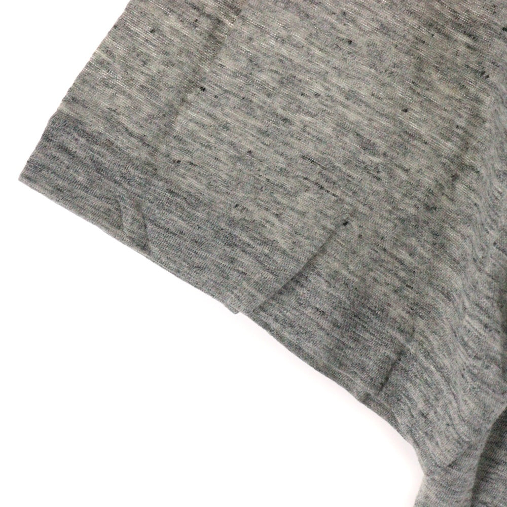 MLVINCE(メルヴィンス) 23SS LINEN PLAIN S/S TEE リネンTシャツ 半袖クルーネックカットソー グレー MV23SS5-PTE047GR