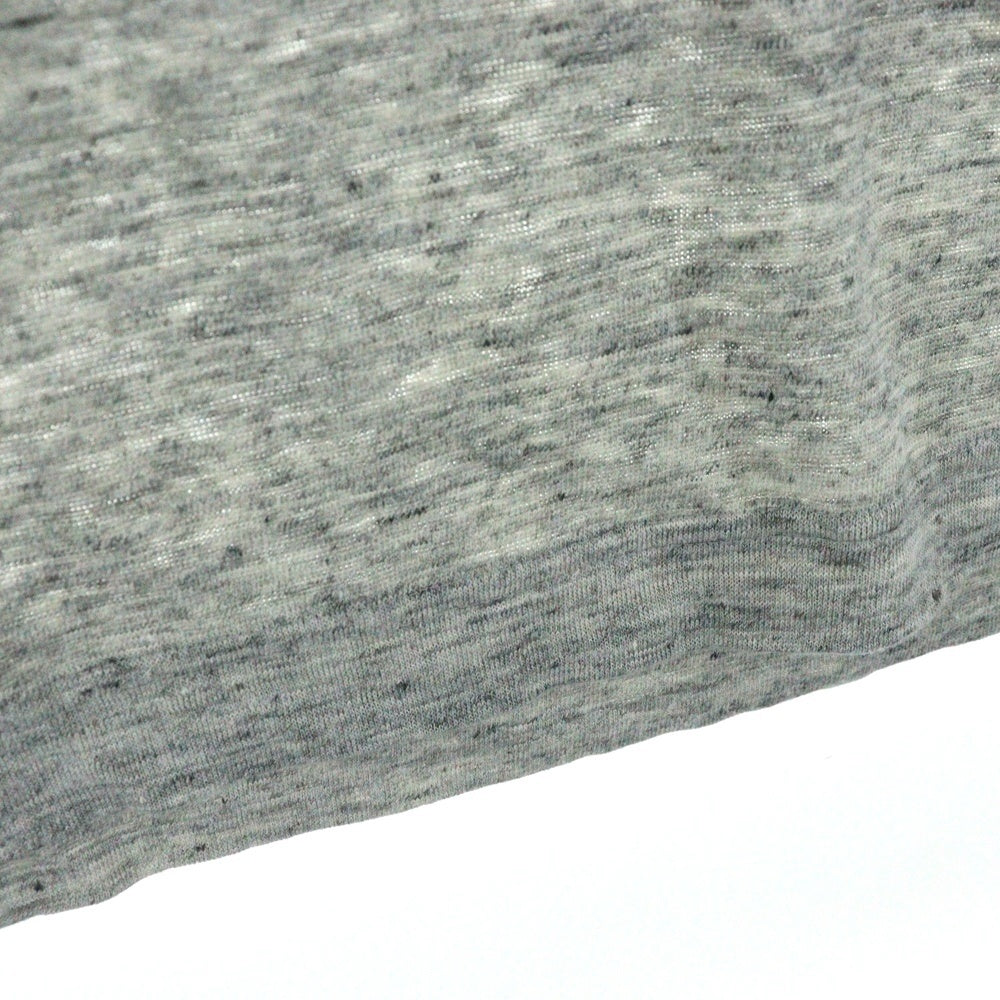 MLVINCE(メルヴィンス) 23SS LINEN PLAIN S/S TEE リネンTシャツ 半袖クルーネックカットソー グレー MV23SS5-PTE047GR