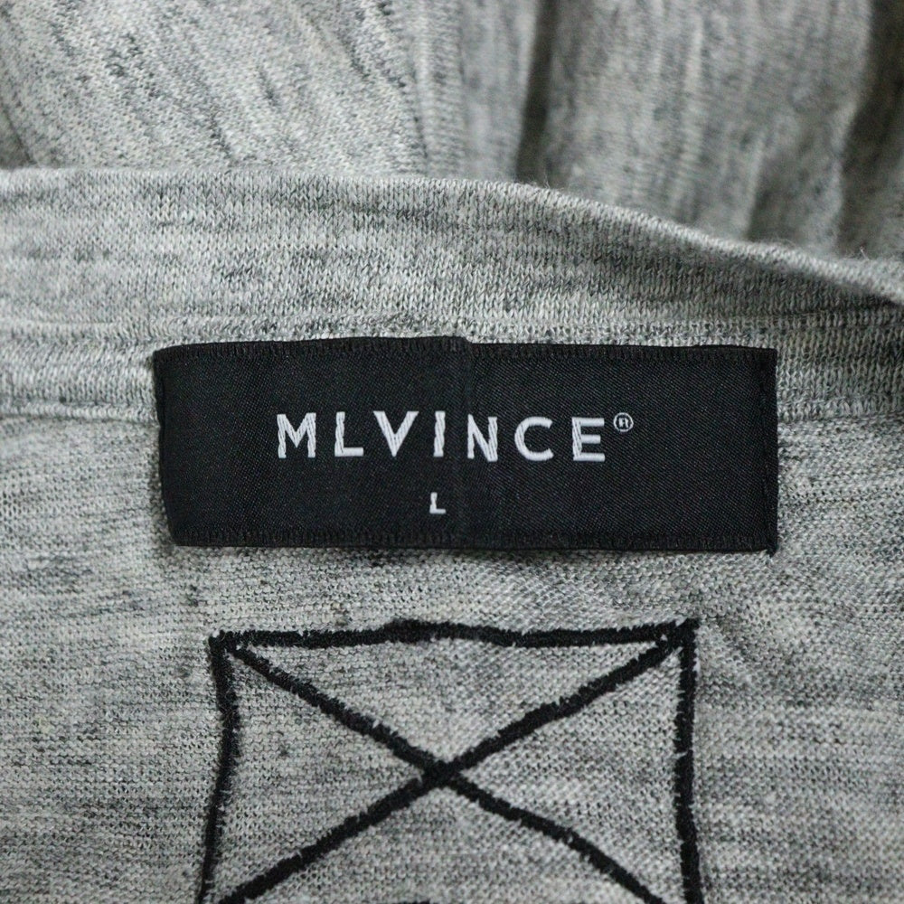 MLVINCE(メルヴィンス) 23SS LINEN PLAIN S/S TEE リネンTシャツ 半袖クルーネックカットソー グレー MV23SS5-PTE047GR