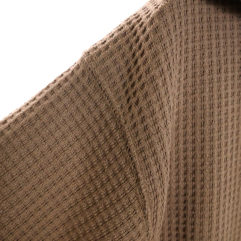 MLVINCE(メルヴィンス) 23SS WAFFLE HOODY ワッフル地 プルオーバーパーカー フーディー ベージュ MV23SS3-WHO011MO