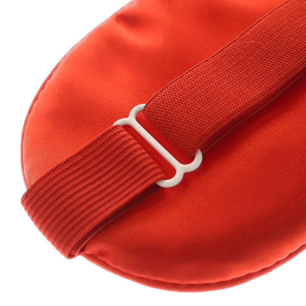 DIESEL(ディーゼル) ロゴデザイン ポーチ付き アイマスク レッド