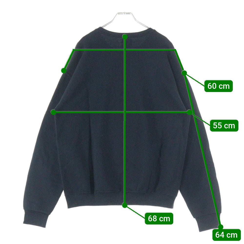 WACKO MARIA(ワコマリア) SUPERBAD CREW NECK SWEAT SHIRT スーパーバッド スウェットシャツ トレーナー ブラック