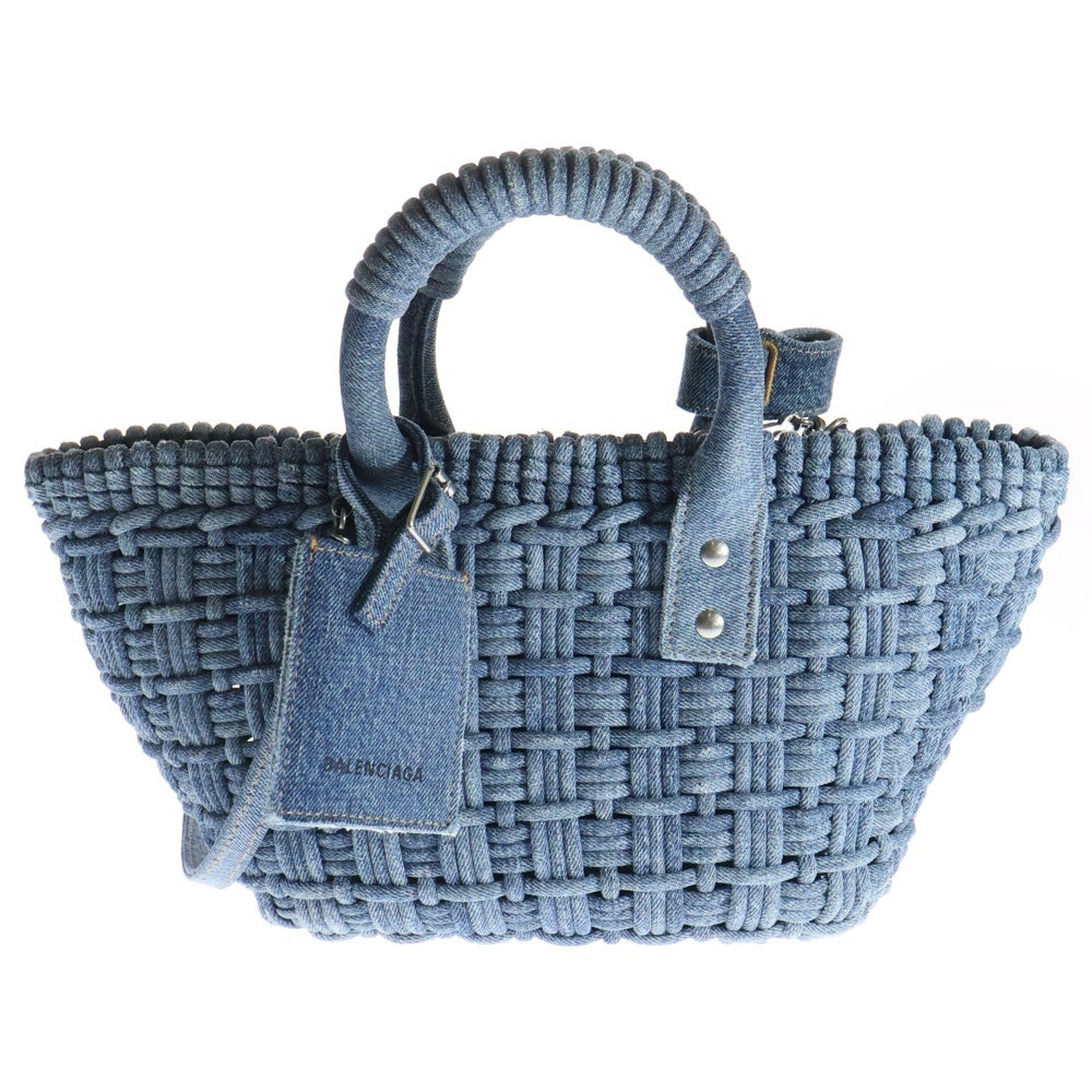 BALENCIAGA(バレンシアガ) BISTRO XS ビストロXS デニム 2WAY ハンドバッグ ショルダーバッグ インディゴ レディース 671342 4760