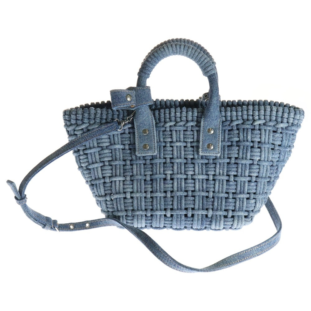 BALENCIAGA(バレンシアガ) BISTRO XS ビストロXS デニム 2WAY ハンドバッグ ショルダーバッグ インディゴ レディース 671342 4760